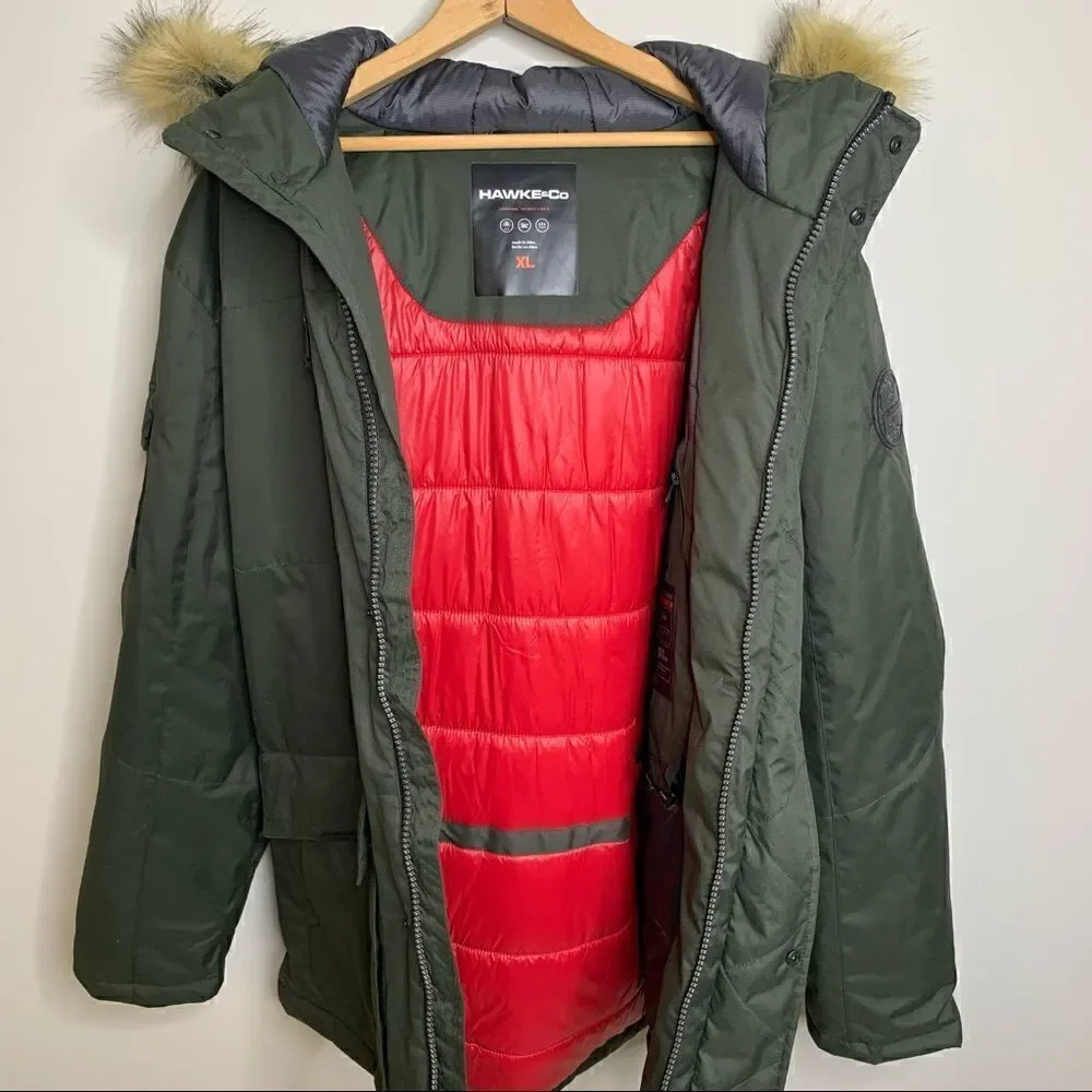 Hawke Co. Faux Fur Trim Jacket - XL